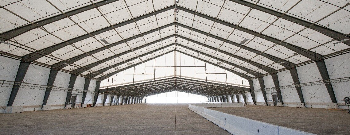 Aviation storage facility - Legacy Building Solutions