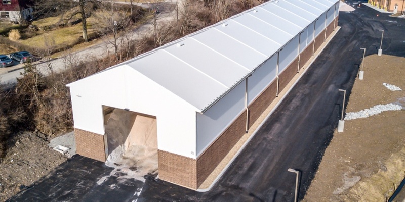 Tension Fabric Salt Storage Building In Bethal Park