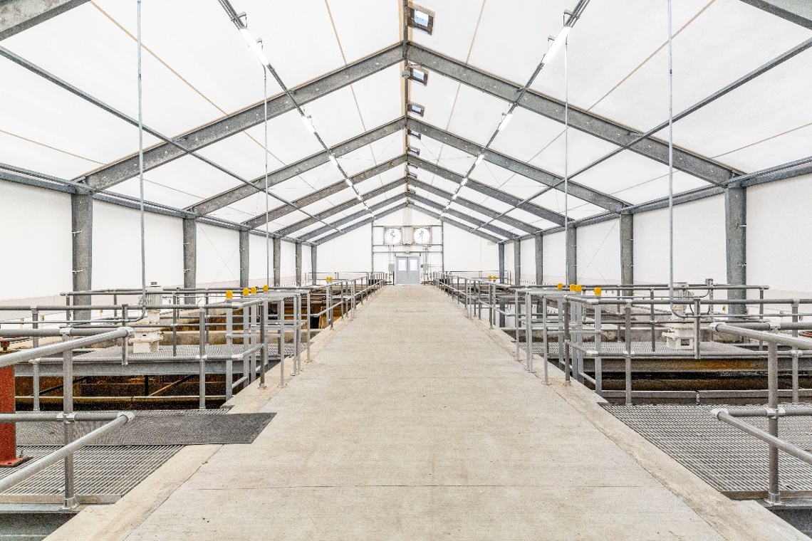 Tension Fabric Building for wastewater treatment facilities
