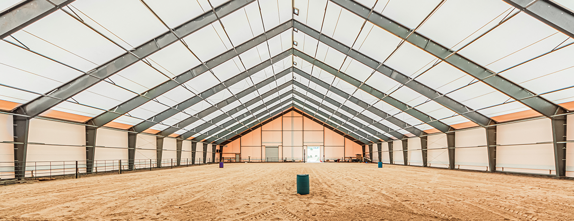 clearspan equestrian facility