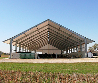 fabric agricultural and cattle building