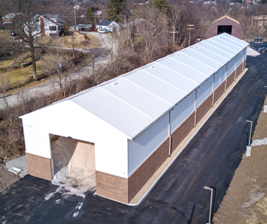 salt storage building