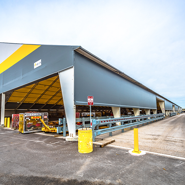 fabric pavilion for cargo