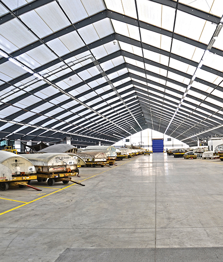 aviation storage building