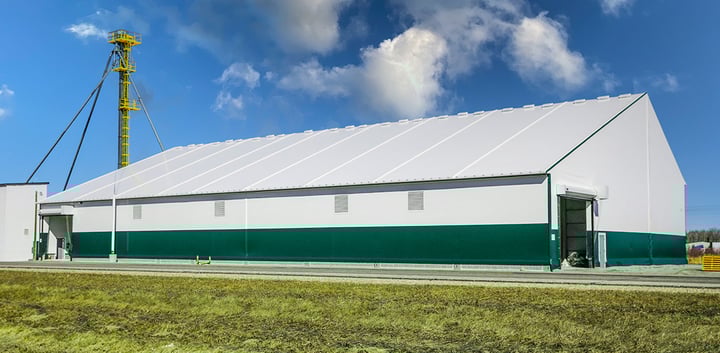 Northern Farmers Co-op Fertilizer Storage