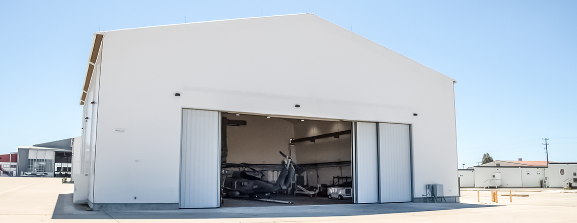 tension fabric helicopter repair hangar