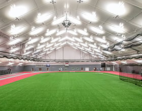 tension fabric fieldhouse at Bethany Lutheran College