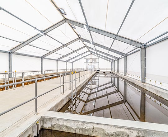 fabric wastewater treatment facility